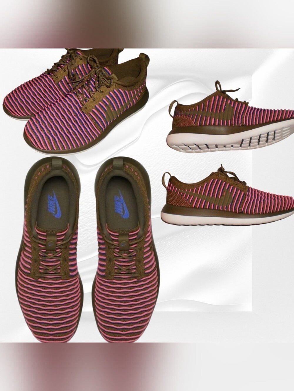 Nike Roshe Two Flyknit Shoes Size 7.5 Womens Sneakers Casual Kicks Trainers Gift